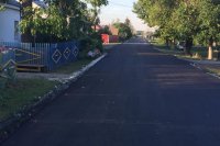 Завершены работы по ремонту дороги в селе Михайловка ул. Советская